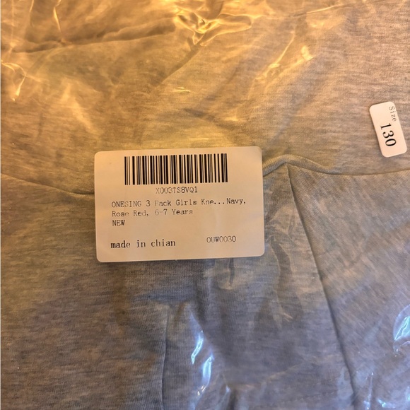 New 3 pairs of knee length leggings with skirt/tutu - Picture 5 of 6